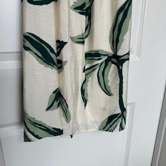 Tropical Leaves Short Sundress Sleeveless Size Small - Picture 8 of 10